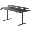 Biurko Ultradesk Highlander XXL Juoda 160 cm x 70 cm