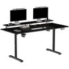 Biurko Ultradesk Highlander XXL Juoda 160 cm x 70 cm