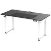 ULTRADESK UPLIFT Biurko 160X75 cm, 72-118 cm, baltai-juodas
