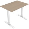 Neutralle Smėlio ir baltos spalvos rašomasis stalas 140 cm x 75 cm