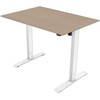 Neutralle Smėlio ir baltos spalvos rašomasis stalas 140 cm x 75 cm