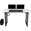 ULTRADESK UPLIFT Biurko 160x75 cm, 72-118 cm, juoda-balta