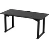 ULTRADESK UPLIFT Biurko 160X75 cm, 72-118 cm, juoda-juoda