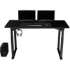 ULTRADESK UPLIFT Biurko 160X75 cm, 72-118 cm, juoda-juoda