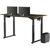 ULTRADESK UPLIFT Biurko 160x75 cm, 72-118 cm, juoda-ruda