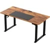 ULTRADESK UPLIFT Biurko 160x75 cm, 72-118 cm, juoda-ruda