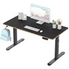Darbo stalas Ultradesk PULSAR, juodos spalvos