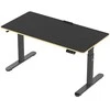 Ultradesk PULSAR juodas stalas su aukščio reguliavimu