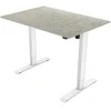 Powerton ERGO stalviršis 140x75x1,8 cm, baltos spalvos oksidas