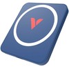 Blue SSD diskas „Verbatim SnapBack Magnetic SSD“, 32075, 1000 GB, metaliko mėlyna spalva, „MagSave“, 2 USB-C kabeliai