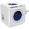 Cubenest - PowerCube, 0,1 m, originalus USB PD 20 W, A+C, mėlynas, POWERCUBE, 4 lizdai, USB A+C, maitinimo tiekimas 20 W