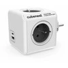Cubenest - PowerCube, 0,1 m, originalus USB PD20W, A+C, pilkas, POWERCUBE, 4 lizdai, USB A+C, maitinimo tiekimas 20W