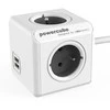 Cubenest – Powercube, 1,5 m, išplėstinis USB PD 35 W, 2X C, pilkas, POWERCUBE, 4 lizdai, 2 x USB C, maitinimo tiekimas 35 W