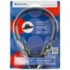 Defender Aura 101 ausinės, laidinis, juoda, atviras, 3,5 mm lizdas