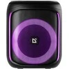 Kompiuterio kolonėlės Defender głośnik BOOMER 50, Li-Ion, 1.1, 50W, juoda, garsumo valdymas, pašvietimas LED, BT 5.0, TWS, 90Hz-20KHz