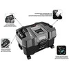 Akumuliatorinis siurblys Graphite 58GE105; 18 V (be akumuliatoriaus ir pakrovėjo)
