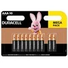 BATTERIES DURACELL AAA 10 VNT