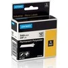 DYMO Rhino Poliesterio Juostelė 9mm x 5.5m / juodas ant skaidrios (18508)