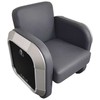 E-Blue Mėlyna Dla gracza sofa E-mėlynas EEC346-11, pilka