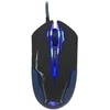 E-Blue Mėlyna E-mėlynas Auroza Pelė su laidu, juoda, 3500DPI