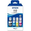 Epson 112 EcoTank 4 spalvų sudėtinis paketas | Rašalo talpykla | Juodas, Cyan, Geltona, Magenta