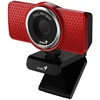 Genius ECam 8000 kamera web Full HD, raudona 1920x1080 px,1280x720 px, USB 2.0, WindowsR 8, 10, 11 nebo novější, macOS X 10.10