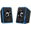 Kompiuterio kolonėlės Genius głośniki SP-U125, 2.0, 3W, mėlyna, garsumo valdymas, 3,5 mm jack (USB), 150Hz-20kHz