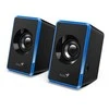 Kompiuterio kolonėlės Genius głośniki SP-U125, 2.0, 3W, mėlyna, garsumo valdymas, 3,5 mm jack (USB), 150Hz-20kHz