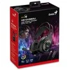 Genius GX GAMING HS-GX580U ausinės su mikrofonu, juoda, ausinės, 50 mm garsiakalbiai typ USB
