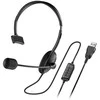 Genius HS-100U ausinės su mikrofonu, wirowa, juoda, 2.0, Na headwor, USB