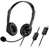 Ausinės Genius ausinės HS-230U/ USB/ juoda