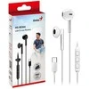 GENIUS ausinės HS-M366, mikrofonas, USB-C, baltos