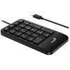 GENIUS NumPad 125 skaitmeninė klaviatūra, laidinė, USB-C, juoda