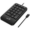 GENIUS NumPad 125 skaitmeninė klaviatūra, laidinė, USB-C, juoda