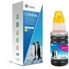 G&amp;G rašalas, suderinamas su C13T00S44A, NPR-E103Y-70ml-B, geltonas
