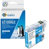 G&G kompatybilny ink / tusz su LC-125XLC, NP-B-0125XLC, cyan, 1200s