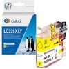 Rašalas G&G, suderinamas su LC-225XLY, NP-B-0225XLY, geltonas, 1200s