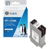 G&G kompatybilny ink / tusz su PFI107BK, NC-00107BK, 6705B001, juodas, 130ml