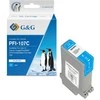 G&amp;G kompatybilny ink / tusz su PFI107C, NC-00107C, 6706B001, cyan, 130ml