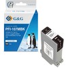 Tusz G&G G&G kompatybilny ink / tusz su PFI107MBK, NC-00107MBK, 6704B001, matte juodas, 130ml