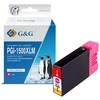 Su G&amp;G suderinamas rašalas / rašalas su PGI 1500XL, NP-C-1500XLM/C, rausvai raudona