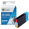 Su G&amp;G suderinamas rašalas / rašalas su PGI 1500XL, NP-C-1500XLC/C, žalsvai mėlyna