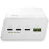 Green Cell Žalias Cell Greencell PowerPlay 30 – balta išorinė baterija, kurios talpa 30 000 mAh, 22.5 W, 4 prievadai