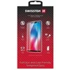 „Swissten“ grūdinto stiklo ekrano apsauga, skirta „Apple iPhone 12 PRO MAX“, juoda, tinkanti dėklui ir spalvotam rėmeliui.