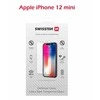„Swissten“ grūdinto stiklo ekrano apsauga, skirta „Apple iPhone 12 MINI“, juoda, pritaikyta dėklui ir spalvotam rėmeliui.