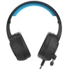 HP DHE-8011, ausinės su mikrofonu, garsumo valdymas, juoda, 2.0, podświetlona, 3.5 mm jack + USB