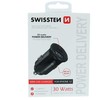 Įkroviklis Swissten Įkroviklis automobilis SWISSTEN 30W, 2 prievadas, USB-C, USB-A, Iphone 12