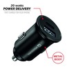 Įkroviklis Swissten Įkroviklis automobilis SWISSTEN 30W, 2 prievadas, USB-C, USB-A, Iphone 12