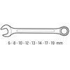 Neo Tools Kombinuoti veržliarakčiai 6-19 mm, rinkinyje 8 vnt