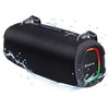 Kompiuterio kolonėlės Defender głośnik BEATBOX 80, Li-Ion, 2.1, 80W, juoda, garsumo valdymas, przenośny, neperšlampamas, zintegrowana baterija, 40Hz~20k